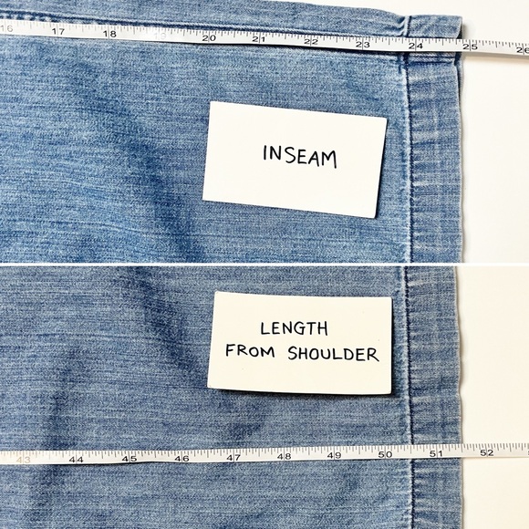 J. Crew Point Sur Wide Leg Tailored Indigo Jumpsuit 2 chambray denim minimalist - Picture 12 of 14